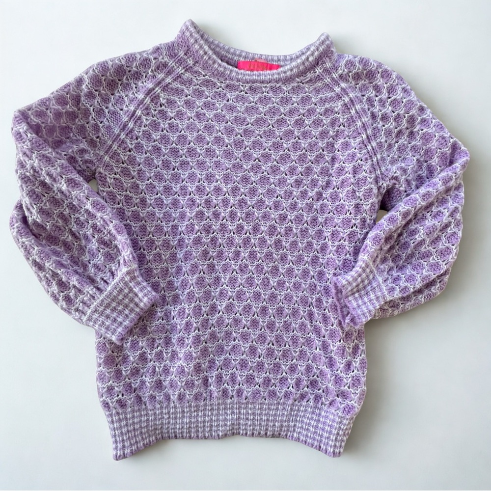 Lilly Pulitzer purple Corabelle balloon sleeve Women's Sweater size small